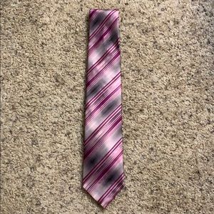Pink striped Van Heusen tie